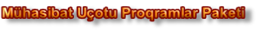 Mühasibat Uçotu Proqramlar Paketi